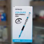 Rollerball 0.5Mm Pen 12Pcs Light Blue